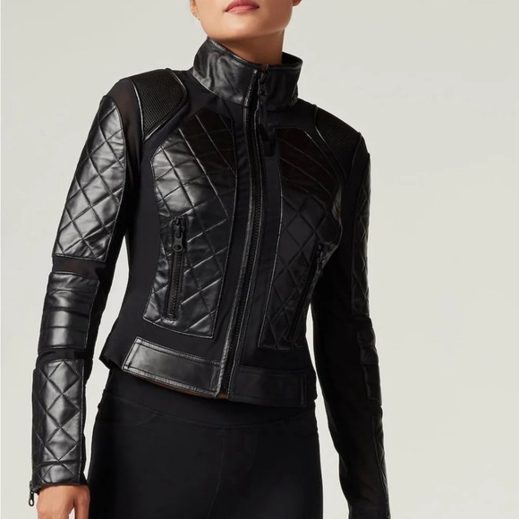 Blanc Noir Black Moto Jacket - SMALL - Picture 2 of 3